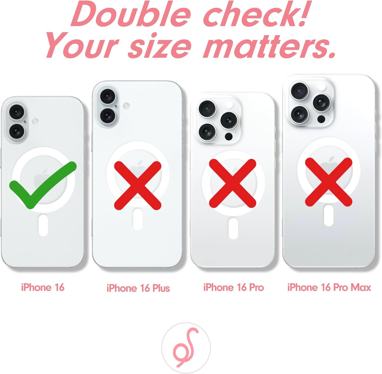 image:imageSonix Case for iPhone 16 Pro Max  Compatible with MagSafe  10ft Drop Tested  Gloss Pink RoseCottagecore