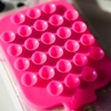 image:imageSonix  Magnetic Silicone Suction Cup Phone Mount for iPhone  Compatible with MagSafe  Bright Fluorescent Pink  Hot PinkHot Pink