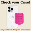 image:imageSonix  Magnetic Silicone Suction Cup Phone Mount for iPhone  Compatible with MagSafe  Bright Fluorescent Pink  Hot PinkHot Pink