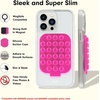 image:imageSonix  Magnetic Silicone Suction Cup Phone Mount for iPhone  Compatible with MagSafe  Bright Fluorescent Pink  Hot PinkHot Pink