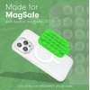 image:imageSonix  Magnetic Silicone Suction Cup Phone Mount for iPhone  Compatible with MagSafe  Bright Fluorescent Pink  Hot PinkNeon Green