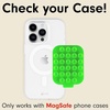 image:imageSonix  Magnetic Silicone Suction Cup Phone Mount for iPhone  Compatible with MagSafe  Bright Fluorescent Pink  Hot PinkNeon Green