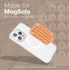 image:imageSonix  Magnetic Silicone Suction Cup Phone Mount for iPhone  Compatible with MagSafe  Bright Fluorescent Pink  Hot PinkPeach