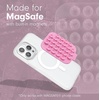 image:imageSonix  Magnetic Silicone Suction Cup Phone Mount for iPhone  Compatible with MagSafe  Bright Fluorescent Pink  Hot PinkPink Rose