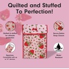 image:imageSonix  Quilted Laptop Sleeve  1314 Inch Quilted Soft Comfy Laptop Carrying Case Computer Sleeve  Wild Strawberries 13  14My Melody x Strawberry Shortcake