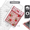 image:imageSonix  Quilted Laptop Sleeve  1314 Inch Quilted Soft Comfy Laptop Carrying Case Computer Sleeve  Wild Strawberries 13  14My Melody x Strawberry Shortcake