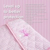 image:imageSonix  Quilted Laptop Sleeve  1314 Inch Quilted Soft Comfy Laptop Carrying Case Computer Sleeve  Wild Strawberries 13  14Seersucker Pink