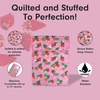 image:imageSonix  Quilted Laptop Sleeve  1314 Inch Quilted Soft Comfy Laptop Carrying Case Computer Sleeve  Wild Strawberries 13  14Wild Strawberries