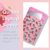 image:imageSonix  Quilted Laptop Sleeve  1314 Inch Quilted Soft Comfy Laptop Carrying Case Computer Sleeve  Wild Strawberries 13  14Wild Strawberries