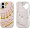 image:imageSonix Case for iPhone 16 Pro  Compatible with MagSafe  10ft Drop Tested  Jelly PinkCheckered Neutrals