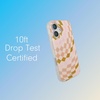 image:imageSonix Case for iPhone 16 Pro  Compatible with MagSafe  10ft Drop Tested  Jelly PinkCheckered Neutrals