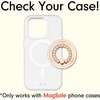 image:imageSonix Magnetic Phone Grip and Phone Ring Holder  Compatible with MagSafe  Rotatable Kickstand and Phone Holder for iPhone 16 15 14 13 12 Series  GoldClear RhinestoneGold  Clear Rhinestone