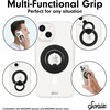 image:imageSonix Magnetic Phone Grip and Phone Ring Holder  Compatible with MagSafe  Rotatable Kickstand and Phone Holder for iPhone 16 15 14 13 12 Series  GoldClear RhinestoneBlack