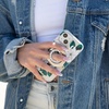 image:imageSonix Magnetic Phone Grip and Phone Ring Holder  Compatible with MagSafe  Rotatable Kickstand and Phone Holder for iPhone 16 15 14 13 12 Series  GoldClear RhinestoneSilver  Clear Rhinestone