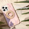 image:imageSonix Magnetic Phone Grip and Phone Ring Holder  Compatible with MagSafe  Rotatable Kickstand and Phone Holder for iPhone 16 15 14 13 12 Series  GoldClear RhinestoneGold  Clear Rhinestone