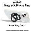 image:imageSonix Magnetic Phone Grip and Phone Ring Holder  Compatible with MagSafe  Rotatable Kickstand and Phone Holder for iPhone 16 15 14 13 12 Series  GoldClear RhinestoneBlack