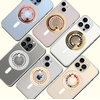 image:imageSonix Magnetic Phone Grip and Phone Ring Holder  Compatible with MagSafe  Rotatable Kickstand and Phone Holder for iPhone 16 15 14 13 12 Series  GoldClear RhinestoneGold Star  Black Rhinestone