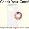 image:imageSonix Magnetic Phone Grip and Phone Ring Holder  Compatible with MagSafe  Rotatable Kickstand and Phone Holder for iPhone 16 15 14 13 12 Series  GoldClear RhinestoneRose Gold  Multi Rhinestone