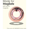 image:imageSonix Magnetic Phone Grip and Phone Ring Holder  Compatible with MagSafe  Rotatable Kickstand and Phone Holder for iPhone 16 15 14 13 12 Series  GoldClear RhinestoneRose Gold  Multi Rhinestone