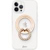 image:imageSonix Magnetic Phone Grip and Phone Ring Holder  Compatible with MagSafe  Rotatable Kickstand and Phone Holder for iPhone 16 15 14 13 12 Series  GoldClear RhinestoneGold  Clear Rhinestone