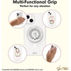 image:imageSonix Magnetic Phone Grip and Phone Ring Holder  Compatible with MagSafe  Rotatable Kickstand and Phone Holder for iPhone 16 15 14 13 12 Series  GoldClear RhinestoneSilver  Clear Rhinestone