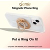 image:imageSonix Magnetic Phone Grip and Phone Ring Holder  Compatible with MagSafe  Rotatable Kickstand and Phone Holder for iPhone 16 15 14 13 12 Series  GoldClear RhinestoneGold  Clear Rhinestone