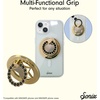image:imageSonix Magnetic Phone Grip and Phone Ring Holder  Compatible with MagSafe  Rotatable Kickstand and Phone Holder for iPhone 16 15 14 13 12 Series  GoldClear RhinestoneGold Star  Black Rhinestone