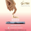 image:imageSonix Magnetic Phone Grip and Phone Ring Holder  Compatible with MagSafe  Rotatable Kickstand and Phone Holder for iPhone 16 15 14 13 12 Series  GoldClear RhinestoneSilver  Clear Rhinestone