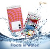 image:imageSonix Waterproof Phone Pouch  Floating Phone Case Dry Bag wCrossbody Lanyard  Beach Cruise Travel Essentials  Compatible wAll Devices Touchscreen Friendly  MochaCherry on Top