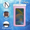 image:imageSonix Waterproof Phone Pouch  Floating Phone Case Dry Bag wCrossbody Lanyard  Beach Cruise Travel Essentials  Compatible wAll Devices Touchscreen Friendly  MochaJelly Pink
