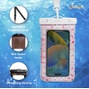 image:imageSonix Waterproof Phone Pouch  Floating Phone Case Dry Bag wCrossbody Lanyard  Beach Cruise Travel Essentials  Compatible wAll Devices Touchscreen Friendly  MochaPatchwork Cottage
