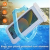 image:imageSonix Waterproof Phone Pouch  Floating Phone Case Dry Bag wCrossbody Lanyard  Beach Cruise Travel Essentials  Compatible wAll Devices Touchscreen Friendly  MochaJelly Blue