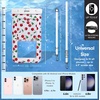 image:imageSonix Waterproof Phone Pouch  Floating Phone Case Dry Bag wCrossbody Lanyard  Beach Cruise Travel Essentials  Compatible wAll Devices Touchscreen Friendly  MochaCherry on Top