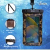 image:imageSonix Waterproof Phone Pouch  Floating Phone Case Dry Bag wCrossbody Lanyard  Beach Cruise Travel Essentials  Compatible wAll Devices Touchscreen Friendly  MochaBrown Tort