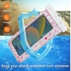image:imageSonix Waterproof Phone Pouch  Floating Phone Case Dry Bag wCrossbody Lanyard  Beach Cruise Travel Essentials  Compatible wAll Devices Touchscreen Friendly  MochaPatchwork Cottage