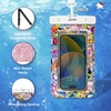 image:imageSonix Waterproof Phone Pouch  Floating Phone Case Dry Bag wCrossbody Lanyard  Beach Cruise Travel Essentials  Compatible wAll Devices Touchscreen Friendly  MochaHello Kitty and Friends Stickers