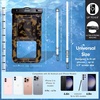 image:imageSonix Waterproof Phone Pouch  Floating Phone Case Dry Bag wCrossbody Lanyard  Beach Cruise Travel Essentials  Compatible wAll Devices Touchscreen Friendly  MochaBrown Tort