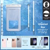 image:imageSonix Waterproof Phone Pouch  Floating Phone Case Dry Bag wCrossbody Lanyard  Beach Cruise Travel Essentials  Compatible wAll Devices Touchscreen Friendly  MochaJelly Blue