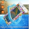 image:imageSonix Waterproof Phone Pouch  Floating Phone Case Dry Bag wCrossbody Lanyard  Beach Cruise Travel Essentials  Compatible wAll Devices Touchscreen Friendly  MochaHello Kitty and Friends Stickers