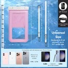 image:imageSonix Waterproof Phone Pouch  Floating Phone Case Dry Bag wCrossbody Lanyard  Beach Cruise Travel Essentials  Compatible wAll Devices Touchscreen Friendly  MochaJelly Pink