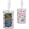 image:imageSonix Waterproof Phone Pouch  Floating Phone Case Dry Bag wCrossbody Lanyard  Beach Cruise Travel Essentials  Compatible wAll Devices Touchscreen Friendly  MochaCherry on Top