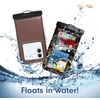 image:imageSonix Waterproof Phone Pouch  Floating Phone Case Dry Bag wCrossbody Lanyard  Beach Cruise Travel Essentials  Compatible wAll Devices Touchscreen Friendly  MochaBrown Tort