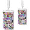 image:imageSonix Waterproof Phone Pouch  Floating Phone Case Dry Bag wCrossbody Lanyard  Beach Cruise Travel Essentials  Compatible wAll Devices Touchscreen Friendly  MochaHello Kitty and Friends Stickers