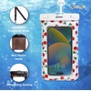 image:imageSonix Waterproof Phone Pouch  Floating Phone Case Dry Bag wCrossbody Lanyard  Beach Cruise Travel Essentials  Compatible wAll Devices Touchscreen Friendly  MochaCherry on Top