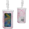 image:imageSonix Waterproof Phone Pouch  Floating Phone Case Dry Bag wCrossbody Lanyard  Beach Cruise Travel Essentials  Compatible wAll Devices Touchscreen Friendly  MochaPatchwork Cottage