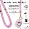 image:imageSonix x Sanrio  Crossbody Phone Strap with Charms  Adjustable Universal Cell Phone Rope Strap Lanyard  Beige Cord  Hello Kitty TennisHello Kitty Pink Bows