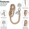 image:imageSonix x Sanrio  Crossbody Phone Strap with Charms  Adjustable Universal Cell Phone Rope Strap Lanyard  Beige Cord  Hello Kitty TennisHello Kitty Tennis