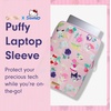 image:imageSonix x Sanrio  Puffy Laptop Sleeve  1516 Inch Quilted Pillow Puffer Laptop Carrying Case Computer Sleeve  Classic PochaccoHello Kitty  Friends Floral