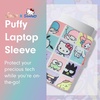 image:imageSonix x Sanrio  Puffy Laptop Sleeve  1516 Inch Quilted Pillow Puffer Laptop Carrying Case Computer Sleeve  Classic PochaccoHello Kitty Grid