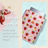 image:imageSonix x Sanrio  Puffy Laptop Sleeve  1516 Inch Quilted Pillow Puffer Laptop Carrying Case Computer Sleeve  Classic PochaccoStrawberry Shortcake Checkered